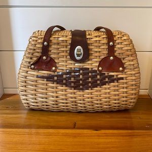 Vintage Wicker Purse